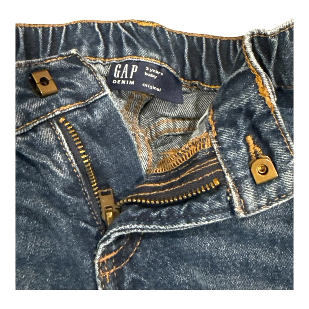 babyGap‎ '90s Original Straight Demin Jeans Elastic Waist Comfortable Fit Size3T